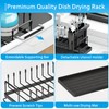 ANTOPY Sink Dish Drying Rack - Expandable Small Dish Rack