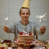 Luter 24pcs Birthday Candles Spiral Birthday Cake Candles Long Thin