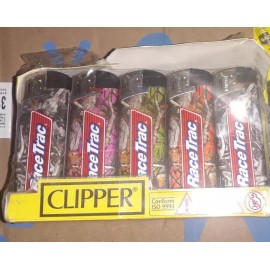 Clipper 5 NEW Clipper Super Lighters Race Trac CAMO Colors All New & Refillable