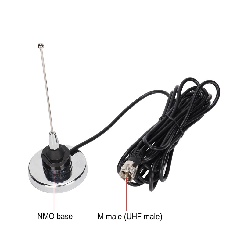 Magnetic Bracket Antenna Kit 400‑520MHz NMO Mount UHF Connector with