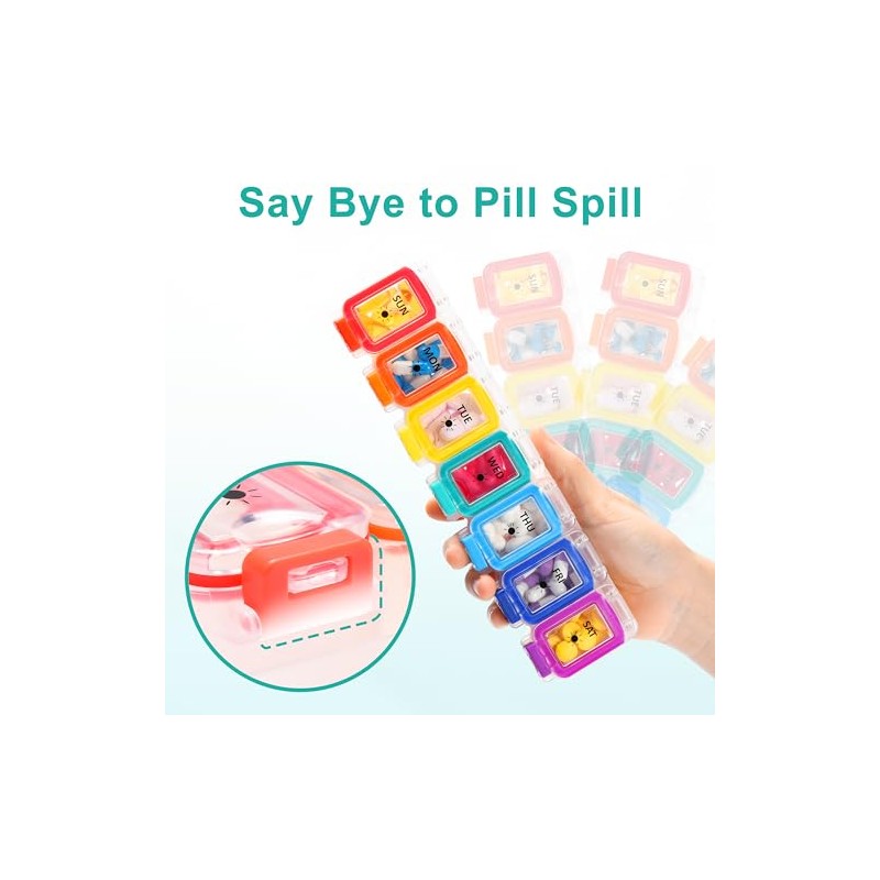 Fullicon Fullicon Moisture Proof 7 Day Pill Box Organiser -