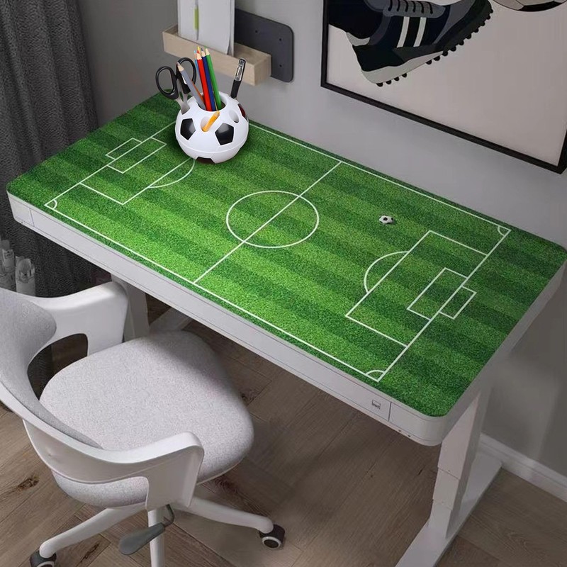 2 Pcs Students Soccer Pen Holder Set, Plastic Material Soccer