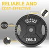 Fitvids Olympic Cast Iron 2-Inch Weight Plate for Strength Training