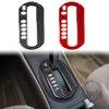PJFUS Real Premium Carbon Fiber Car Center Console Automatic Gear