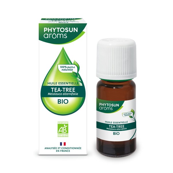 Phytosun Aroms Organic Tea Tree Essential Oil 10 ml 100% Pure and Natural