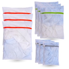 10 x Premium Laundry Net Set – Net for Washing Machine Laundry Bag in Various Sizes – Wash Bag & Laundry Bag with Zip