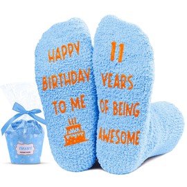 Zmart 11 Birthday Gifts for Boys - Socks for Kids Age 11, Presents for Eleven Year Olds, Gifts for Preteen Boys Girls