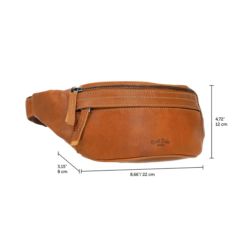Gusti Spencer Women's and Men's Leather Waist Bag Bum Bag
