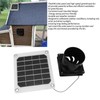 Solar Panel Exhaust Fan, Promote Air Circulation Solar Fan with