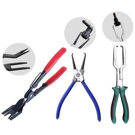 GJTr, Coupler Pliers, Clip Pliers, Coupler Removal Tool, Clip Removal Tool (Set of 3)
