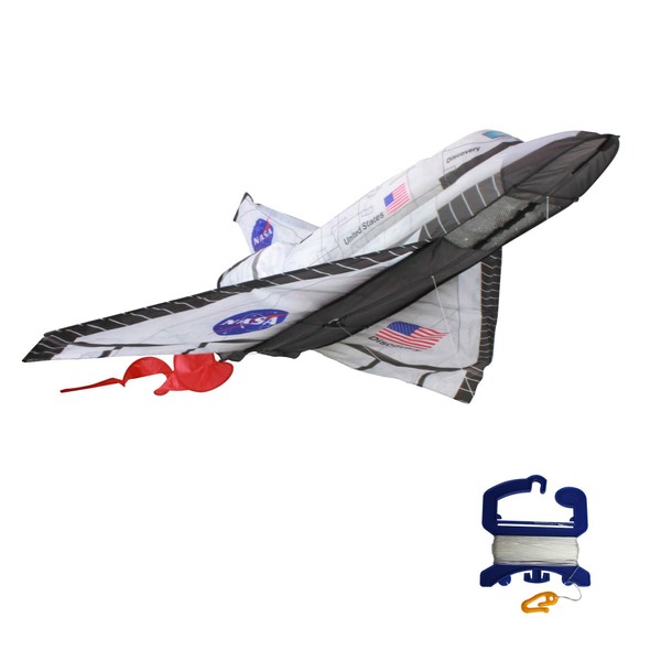 WindNSun Super Size 3D Nylon Kite, Aircraft Space Shuttle, 50