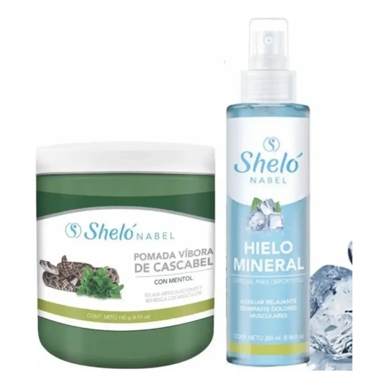 Relajante Muscular Spry Hielo Mineral Sheló Cuerpo S060