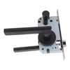 House Door Handle Lock Aluminum Black Antioxidant Coating Shock Resistance