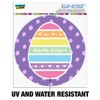 Cute Rainbow Happy Easter Egg Automotive Car Window Locker Circle