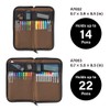 LIHITLAB LAB Slim Pen/Pencil Pouch, Wide, 0.7 × 5.5 ×