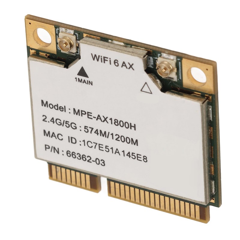 ASHATA -PCIE Interface WiFi Adapter, AX1800H WiFi 6 Card, 2.4GHz
