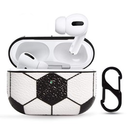 HIDAHE Cover Football for Airpods Pro Skin Accessories Sport Pattern for Airpod Pro Cover Charging Case for AirPods Pro, Soccer