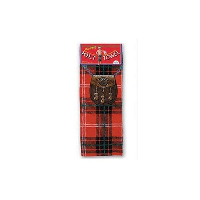 Instakilt Scottish Tartan Kilt Beach Towel (Child, Red)