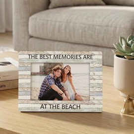 Beach House Decor Picture Frame 4x6 for Desk Table Room