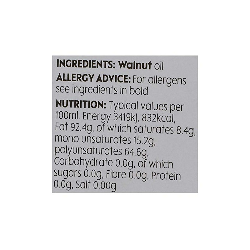 Walnut Oil Waitrose 250ml