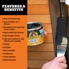 Gorilla Waterproof Patch & Seal Rubberized Sealant Paste, Black, 1lb