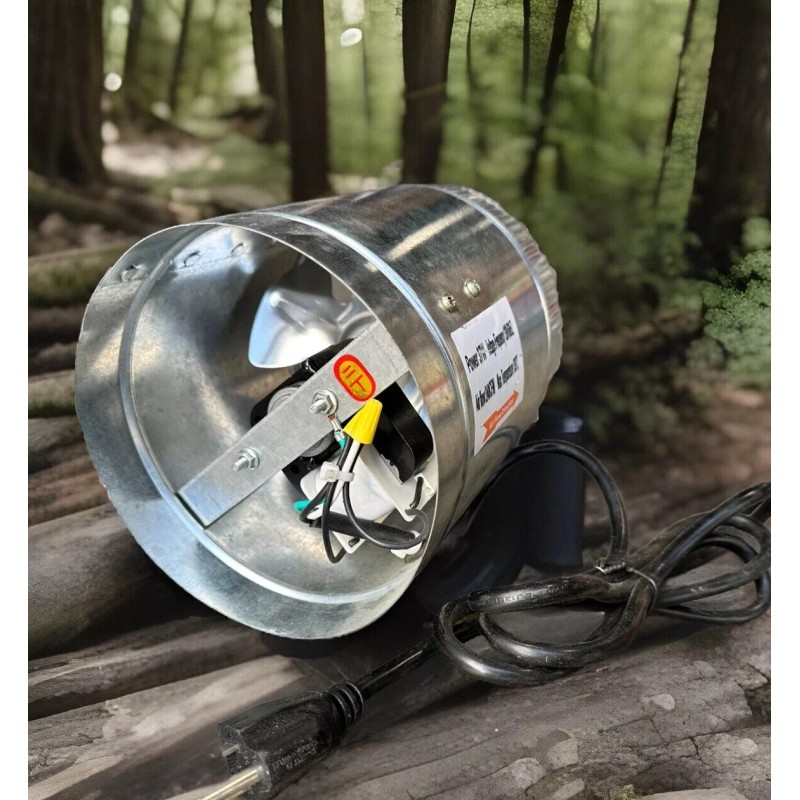 ConstantAir 6 Inch 240 CFM Inline Duct Booster Fan Ventilation