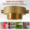 Brass Fire Hydrant Adapter 2-1/2" NST/NH Female x 2" NPT