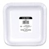 Beistle party supplies Cow Print - 9 Inch Square Plates,