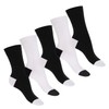 Footstar Ladies and Men's Cotton Socks (10 Pairs) with Contrasting