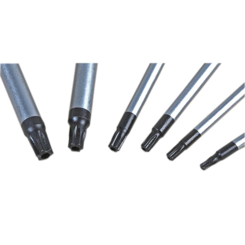 DURATOOL D03443 Tamperproof Torx Screwdriver Set, 6 Piece