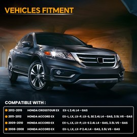 19410-R40-A00 Water Pump Housing Bracket Compatible with Honda Accord 2.4L 2008-2012, Acura TSX 2.4L 2009-2014, with K24Z Engine Water Pump Housing, Replace# 19410R40A00