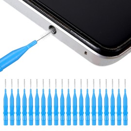 20 Pack Cell Phone Cleaning Kit, Anti-Clogging Mini Brushes Cleaner for 16 Pro Max Speaker and Receiver, Multifunctional Mini Cleaning Dust Remover Tools for Headphones Tablet Computer Camera, Blue