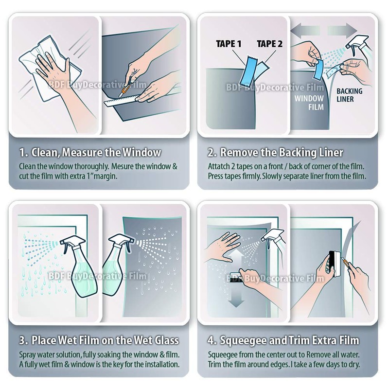 BDF NSN70 Window Film Transparent High Heat Rejection & UV