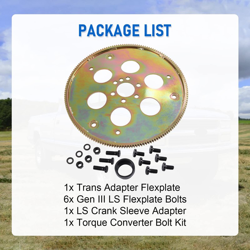 DICMIC LS V8 Flexplate Adapter Kit for GM Gen III