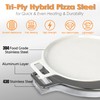 UPGRADED 16" Hybrid Pizza Steel, Lightweight, Fast & Even Heating,