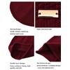 jaxmonoy Gorros holgados para mujer, de invierno, suave, cálido, de