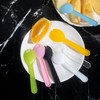 Bakexcel Disposable Sporks 100-Piece Individually Wrapped 2 in 1 Spoons