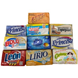 Carisma 10 PACK  JABON EN BARRA ROPA LAUNDRY BAR DETERGENTE SOAP