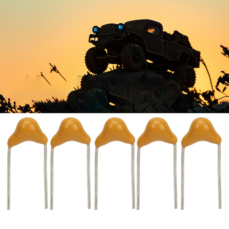 50pcs 100nF 50V Multilayer Monolithic Ceramic Capacitor 5.08mm for RC