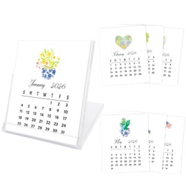 Desk Calendar 2026-2027, 18-Month School Year Calendar (January 2026 to June 2027), Small Monthly Desktop Calendar for Home Office Table Desk Decoration, Gifts for Friends Coworkers-04