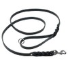 REDLINE K-9 Braided Latigo Leather 1/2-Inch Dog Leashes (1/2-Inch x