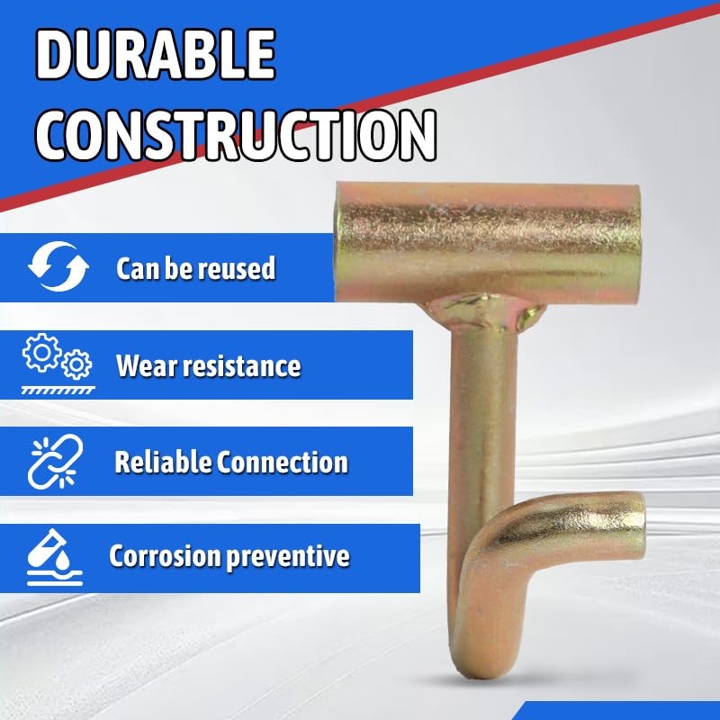 Iumcin Heavy Duty Thumb L Hooks for Tie Down Straps
