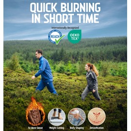 RDX Sauna Suit Full Body Heat Sweat Suit, REACH OEKO TEX 100 CERTIFIED, Anti Rip Long Sleeve Tracksuit Top Bottom