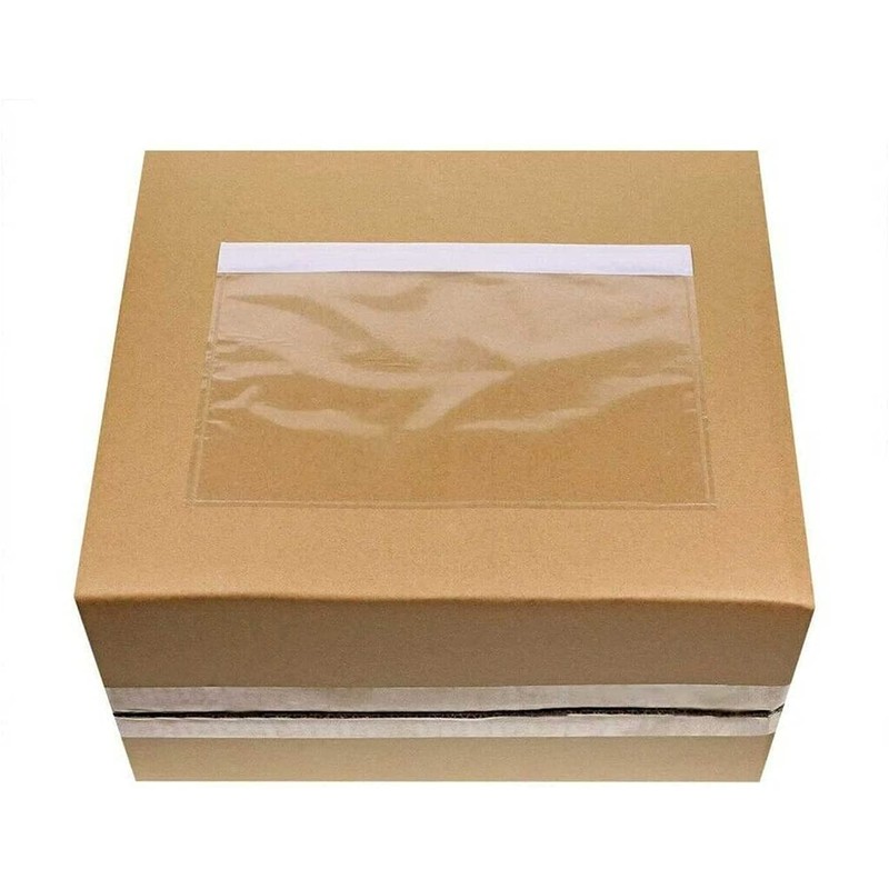7.5" x 5.5" Packing List Pouches, 500 Pack Shipping Label