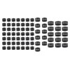 Unbranded CNC Black Cut Engine Toppers Bolt Cap Cover For