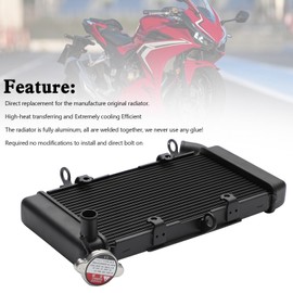 Areyourshop Aluminum Radiator Cooling Cooler fit for Honda CBR500R 2019-2022