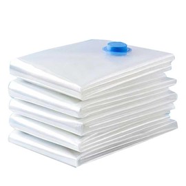 AiO JAPAN Compression Bag, Transparent Set, Drawers, Pillow, Organization, Travel, Ziplock, Clothing (5, XL)