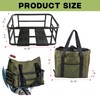 Rear Bike Basket,Rear Rack Bicycle Basket with Waterproof Storage Bag,Large