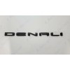 GMC 1pc Matte Black Rear DENALI Emblems Letters Fit 2021-2023