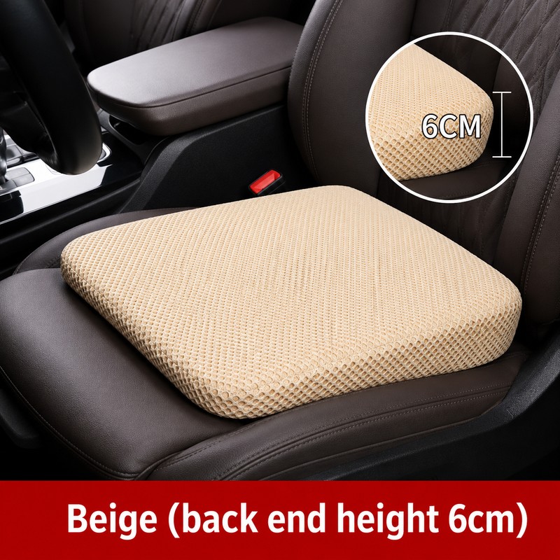 Car Seat Booster Cushion for Driving – Breathable Memory Cotton